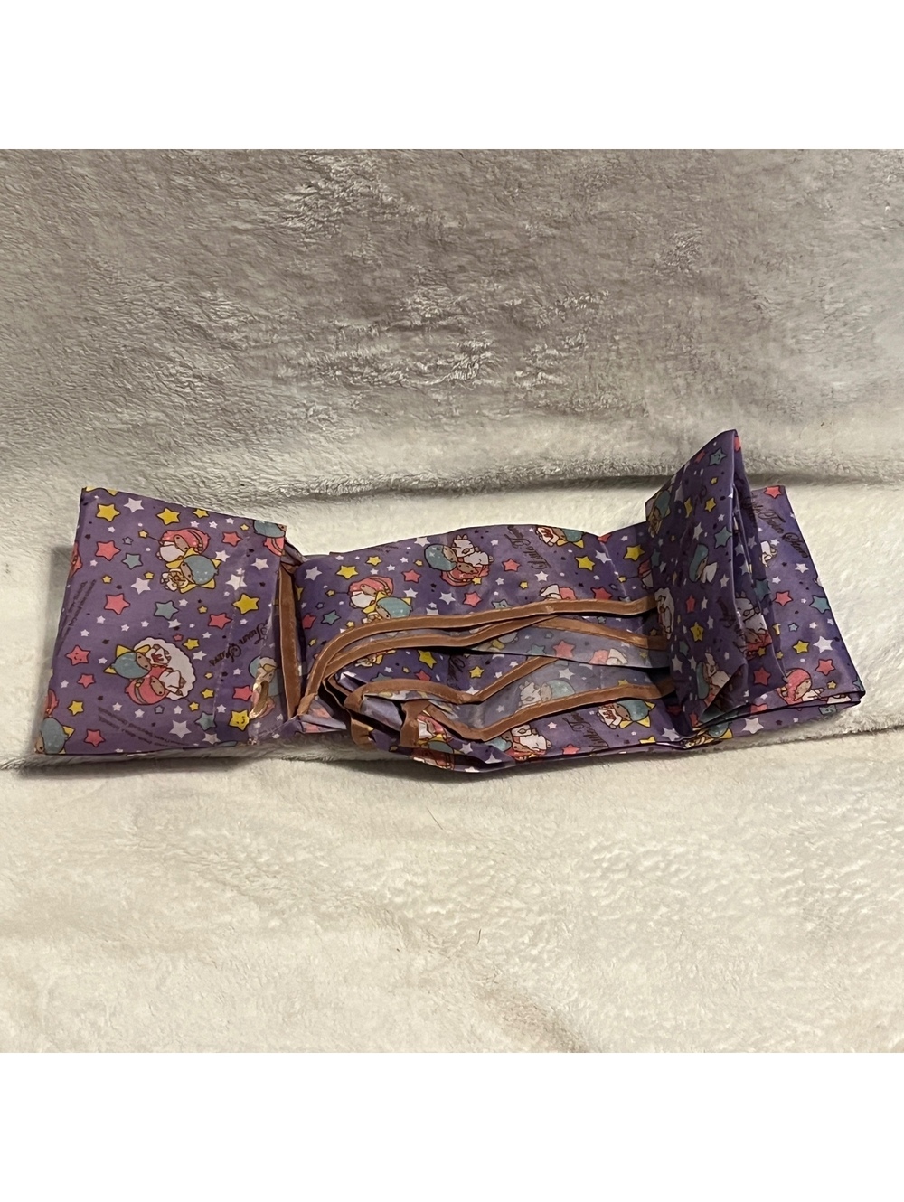 Little Twin Stars Purple Foldable Shopping Bag